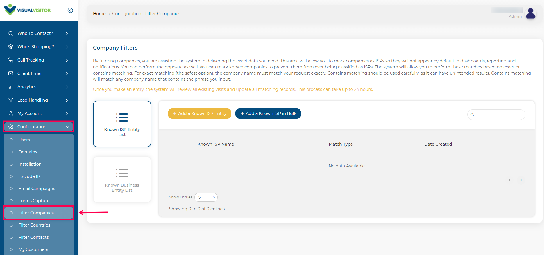 How to Remove ISPs